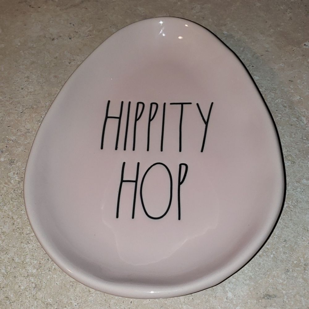 Rae Dunn- Hippie Hop Ceramic Spoon Rest/ Tray